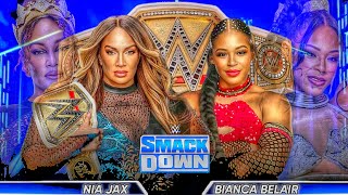 Nia Jax vs Bianca Belair Womens Championship Full Match WWE SmackDown Highlights [upl. by Freeman]