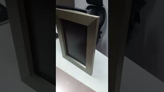 Lacquered glass shutter on aluminium profile [upl. by Aliuqa]