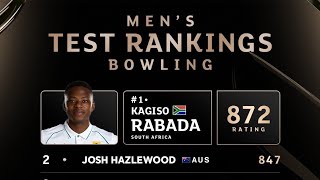 Kagiso Rabada remains at the top of the bowling leaderboard [upl. by Leblanc]