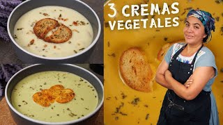 3 recetas de cremas de vegetales para el otoño [upl. by Amiaj]