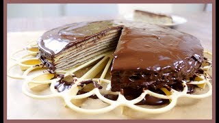 Bavarian chocolate layer cake Prinzregententorte German recipe 28 德國巴伐利亞王子千層蛋糕 [upl. by Stacie]