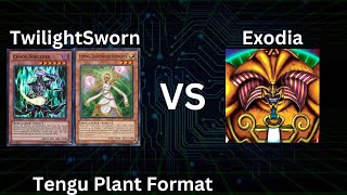 TwilightSworn VS Exodia Tengu Plant Format [upl. by Teerprah]