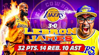 Los Lakers siguen IMPARABLES 30 Lebron James como el vino  Panico en Denver Nuggets 02 [upl. by Ayekehs]