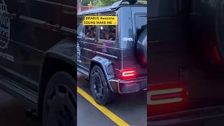 MERCEDES G WAGON BRABUS REVVING UP SOUND AMAZING 👀😊 shorts mercedes supercars shortsfeed [upl. by Milena157]