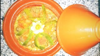 طاجين بالكفتة و البصلة  بطريقة لذيذة و سريع التحضير 😋😋Tagine au viande hachée et oignon [upl. by Aikemit]