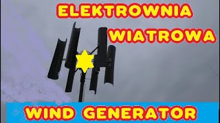 JAK ZBUDOWAĆ WIATRAK PIONOWY  ELEKTOWNIA WIATROWA AMERYKANKA DIY GENERATOR wind turbine [upl. by Center596]