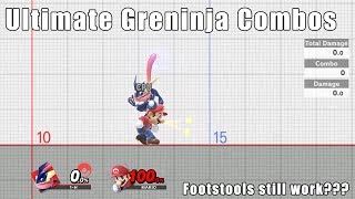 Smash Ultimate  Testing Greninja Combos [upl. by Georgina904]