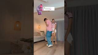 WHAT EMOTION SHOULD WE DO NEXT  HYPE ME UP DANCE 😅 dance trend viral couple funny shorts [upl. by Halehs]