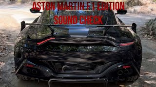 Aston Martin Vantage F1 edition SOUND CHECK [upl. by Dnalro]