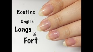 Comment avoir des ongles longs et forts [upl. by Nuawd676]