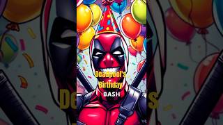 Deadpools Birthday Party 💪💪 deadpool avengers marvel shorts brawlstars spiderman [upl. by Anik]