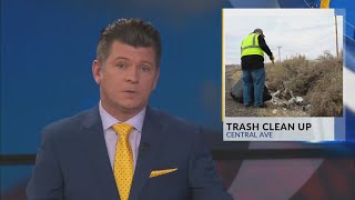 BernCo NMDOT removed 5 tons of trash along West Central Ave [upl. by Adriaens]