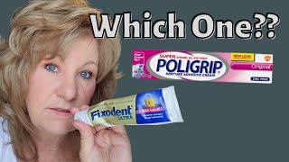 Fixodent VS Poligrip Denture Adhesive Review [upl. by Clapper]