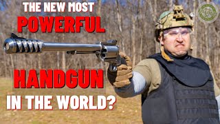 The NEW Most POWERFUL Handgun In The World The 500 Bushwhacker Revolver [upl. by Nuriel]