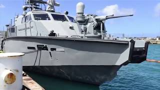 Coastal Riverine Squadron Two Exercise Aboard a Mk VI Patrol Boat [upl. by Ahsiat]