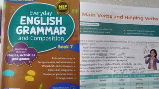 Class7thUnit1Main verbs and helping verbs Everyday English grammar and Composition NEP aligned [upl. by Ahsikrats]