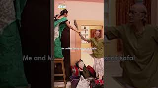 Me and my sibling during saaf safai tmkoc funny comedy relatable shorts viralvideo kids [upl. by Frederich]