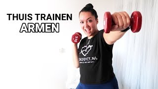 Thuis Trainen  Armen  Biceps amp Triceps [upl. by Netloc]