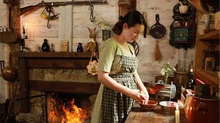 Cooking Dinner 200 Years Ago 1824 Fried Chicken Historical Recipes [upl. by Akialam704]