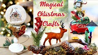 MAGICAL CHRISTMAS CRAFTS ✨️ High End DIY Decor Sell Gift Ideas Poundland Hacks 🦌 [upl. by Trebmal]