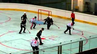 2010 World Broomball Championships Warmup  Mens Australia [upl. by Etka]