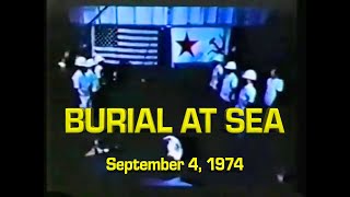 K129 Burial At Sea Ceremony On Glomar Explorer September 4 1974 [upl. by Fulviah]