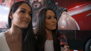 The Bella Twins are excited to return home to Raw together WWE Exclusive Sept 3 2018 [upl. by Dez]