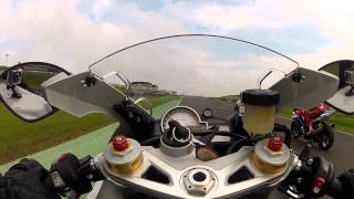 BMW S1000RR Huge Tank Slapper at Knockhill [upl. by Mungo]