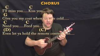 Grow Old With You Adam Sandler Ukulele Cover Lesson in G with ChordsLyrics [upl. by Eira939]