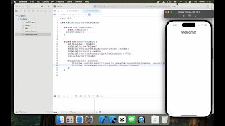 Creating a Custom Welcome Label in UIKit iOS Development Tutorial [upl. by Iline]