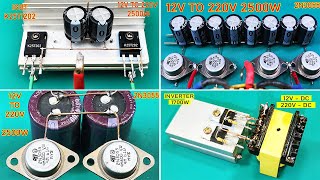 Inverter 12v to 220v NO IC top 5 video Inventor101 17 [upl. by Naruq]