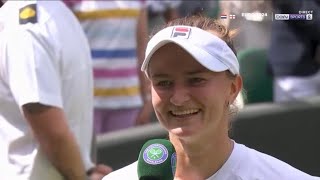 Wimbledon Tennis Coverage  Barbora Krejcikova set to face Elena Rybakina  Paolini vs Vekic [upl. by Enitsuj]