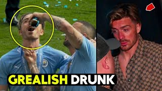 Jack Grealish DRUNK Again at Manchester City Title Party in Nightclub [upl. by Neelyad]