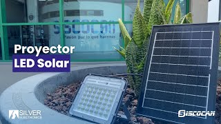 Proyector LED solar de Silver Electronics  Siscocan [upl. by Heydon706]