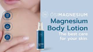 Magnesium Body Lotion  OsiMagnesium [upl. by Cynar]