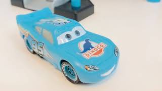 COLOR CHANGERS Fun with Water Dinoco Disney Cars Lightning McQueen Water Car Wash Toy [upl. by Mages]