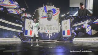 EA FC 24 FIFA 24 94 ICON DESAILLY in PACK OPENING Best Pack of all time Ultimate Team [upl. by Janelle]