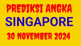 PREDIKSI ANGKA MAIN SGP HARI INI 30 NOVEMBER 2024 [upl. by Einahteb529]