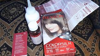 how to dye your hair at home by yourselfRevlon Color Silk Beautiful ColorLight ash Brown Color [upl. by Anej302]