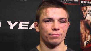 UFC 167 PostFight Video Rick Storys Confidence Came from Training with GSP [upl. by Enomar25]