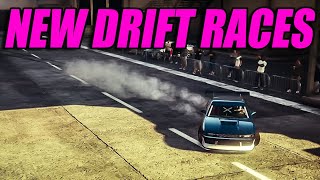 TRYING THE NEW DRIFT RACES ON GTA ONLINE [upl. by Rexer315]