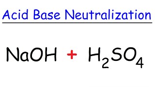 Sodium Hydroxide  Sulfuric Acid  Acid Base Neutralization Reaction [upl. by Karin]