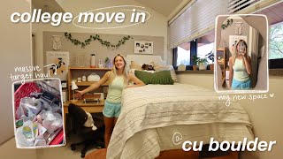 college MOVE IN vlog  CU boulder [upl. by Priebe]