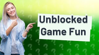 What is WTF unblocked games [upl. by Haimehen392]