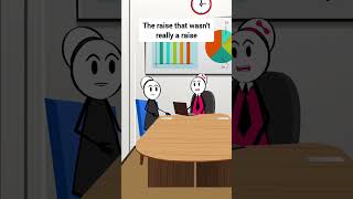 The raise that wasnt really a raise animation funnyvideo gplus comedy [upl. by Harding]