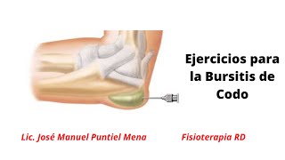 Los mejores ejercicios para la Bursitis de Codo  FisioterapiaRD [upl. by Monney]