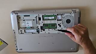 HP ProBook 450 G4 complete disassembly and cleaning  replacing thermal paste [upl. by Nottap]