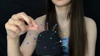 ASMR removing pins from the mic 📌 [upl. by Haroppiz]