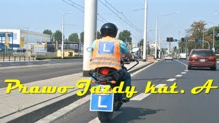 Prawo Jazdy kat A wrocławska strefa egzaminacyjna cz 1 [upl. by Onaivatco75]