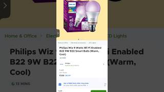 💥Philips 9 Watts WiFi Smart Bulb💥 [upl. by Fenny]